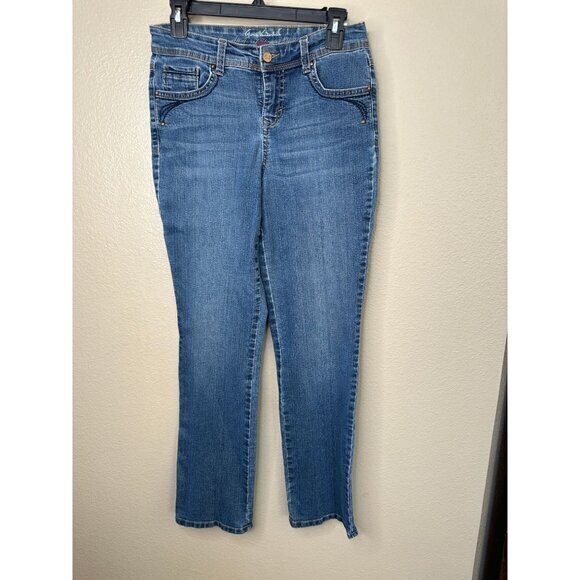 Gloria Vanderbilt Women's All Around Slimming Jeans size 4 straight leg - Picture 2 of 8